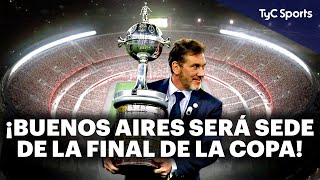 LA FINAL DE LA COPA LIBERTADORES SERÁ EN ARGENTINA ⚽ EL MONUMENTAL SERÍA EL ESTADIO 🔥 SONRÍE RIVER [upl. by Emmons710]