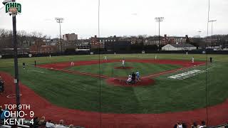 Ohio Baseball 2022 Ohio vs Kent State Game 1 [upl. by Jelks]