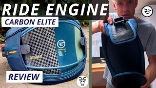 Ride Engine Kiteboarding Harness Review  Ride Engine Carbon Elite V7 [upl. by Aman]