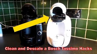 How to clean and descale a Bosch Tassimo Coffee Machine [upl. by Earazed]