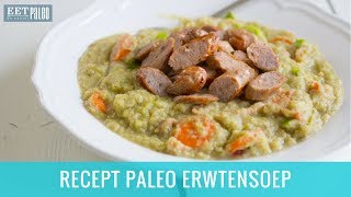 Recept Paleo Erwtensoep  Snert Zonder Erwten [upl. by Saks]