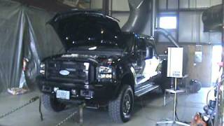 Ford 73L powerstroke takes top spot at Huckstorf Diesel Spring dyno day [upl. by Ainessej]