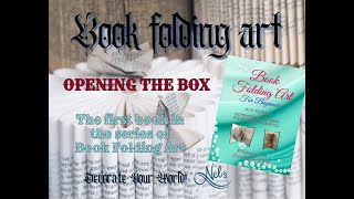 Opening the box  Book Folding Art for Beginners Book [upl. by Airotal]