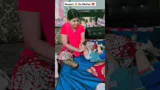 Respect 🔥 For Mother ❤️  My First Vlog shorts mother love motivation hardwork baby [upl. by Alvina]