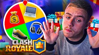 TU ME BATS SUR CLASH ROYALE TU GAGNES UN CADEAU  La Roulette 1 [upl. by Mills]