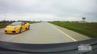 Z06 Corvette vs Lamborghini Murcielago [upl. by Aneert771]