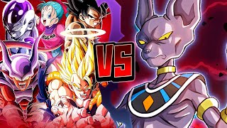 SUPER EZA TEQ BEERUS VS DIFFICULT BOSSES OF THE 9TH YEAR WWDC META DBZ Dokkan Battle [upl. by Leamhsi239]