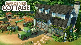 Gardeners Cozy Cottage 🌱  The Sims 4 Speed Build [upl. by Arama]