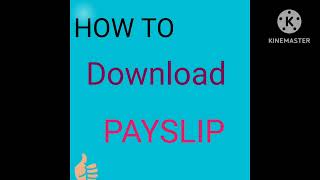 How To Download Payslip 🫰 [upl. by Llednik367]