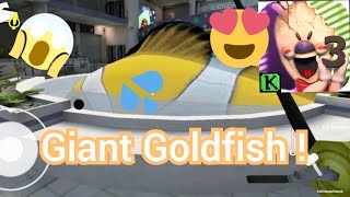 😱 Giant Goldfish in Ice Scream 3 Outwitt mod🤩 [upl. by Rycca]