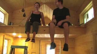 Tiny Home Builders Tiny Living House Video Tour with Dan Louche and Alex Pino [upl. by Aihsekram]