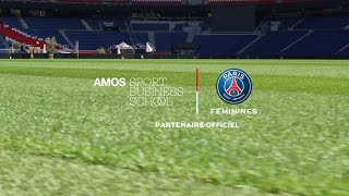 AMOS partenaire officiel du PSG Féminines⚽ [upl. by Ylicic242]