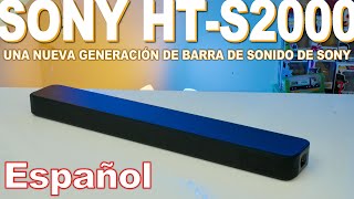 Sony S2000 review  Una nueva generación de barras de sonido de Sony [upl. by Nsaj]