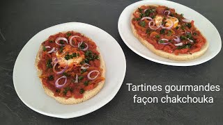 Tartines gourmandes façon Chakchouka 🍴 [upl. by Eulau343]