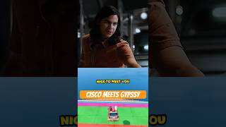 Gypsy Flirts With Cisco🥹 theflash cisco dccomics barryallen [upl. by Sinnek]