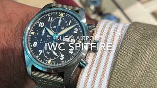 IWC Spitfire in Dubai airport [upl. by Newfeld]