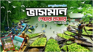 Vasoman Peyara Bazar । ভাসমান পেয়ারা বাজার । The Biggest Floating Guava Market In BD । Mr Luxsu [upl. by Reve446]