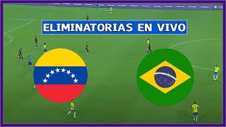 🔴 VENEZUELA vs BRASIL EN VIVO ⚽ ¿JUEGA RONDÓN ELIMINATORIAS SUDAMERICANAS 2026 LA SECTA DEPORTIVA [upl. by Elayne817]