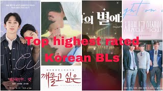 Top 12 highest rated Korean BLs of all time  BL recommendations  kbl  Korean BL [upl. by Spense745]