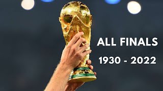 World Cup Finals 1930  2022 🏆 All Goals [upl. by Htidirem]