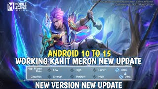 HOW TO UNLOCK 120 FPS ULTRA REFRESH RATE amp GRAPHICS ON MOBILE LEGENDS USING 32BIT MLBB VERSION [upl. by Gatias341]