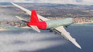 Emergency landing at small airport  France  boeing 747 [upl. by Ras]