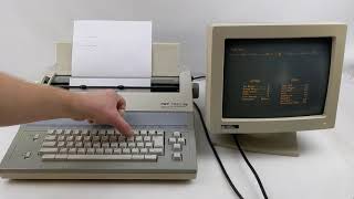 Smith Corona PWP 3850 DS Word Processor System Computer w Display Monitor HRM2 [upl. by Aleek]