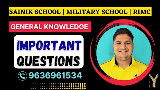 Lakshya Academy  General Knowledge Most Important Questions For RIMC amp Military School rimc [upl. by Faustina643]