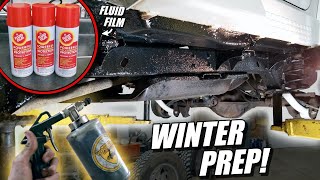 Preparing my Jeep for Winter  Woolwax Undercoating amp Fluid Film [upl. by Harwin]