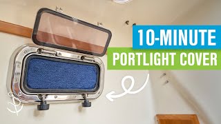 Make Your Own Portlight Cover [upl. by Sotsirhc]