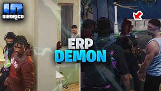 WE MET THE BIGGEST ERP DEMON IN GTA RP  DISTRICT 10 [upl. by Aitnic]