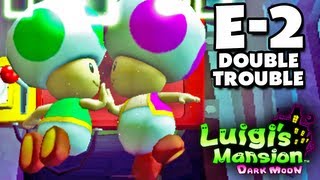 Luigis Mansion Dark Moon  Treacherous Mansion  E2 Double Trouble Nintendo 3DS Walkthrough [upl. by Mazonson301]