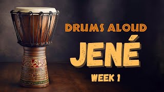 Djembe Drumming Patterns  Jené  Week 1  20240330 [upl. by Trueblood754]