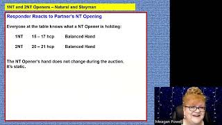 1NT and 2NT Openers  Natural and Stayman Responses [upl. by Ahsena275]