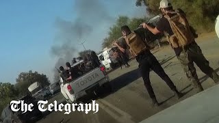 New footage shows Hamas terrorists brazenly shooting at partygoers fleeing the Supernova festival [upl. by Florri]