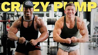 RAW bodybuilding push session with Tristyn Lee [upl. by Kimmie638]