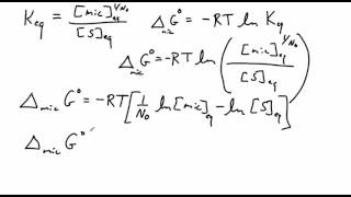 Micellization Standard Gibbs Energy [upl. by Geer]