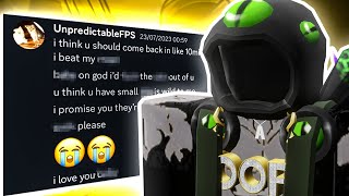 Roblox Blade Ball YouTuber EXPOSED UnpredictableFPS Allegations [upl. by Alleris]