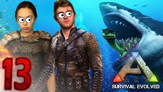 RIP ROCKY Leedsichthys Attack  Part 13  Ark Survival Evolved [upl. by Delphinia]