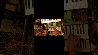 Vangelis vibe jam live HWJ Challenge sunrise Behringer Odyssey Behringer Monopoly Moog Grandmother [upl. by Idmann]