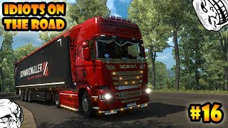 ★ IDIOTS on the road 16  ETS2MP  Funny moments  Euro Truck Simulator 2 Multiplayer [upl. by Notgnihsaw]