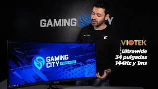 ¡Un monitor GAMER ultrawide de 34p y 144HZ Unboxing y review VIOTEK GNV34DBE2 [upl. by Hilda450]