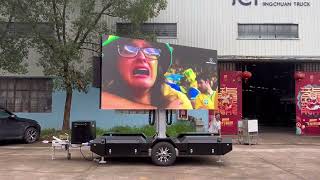 led european cup mobile trailer  led advertising trailerled trailer led mobile trailer [upl. by Ahtnicaj]