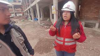 Visita a obra de una construcción educativa [upl. by Tenahs]