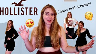 Hollister Clothing Try On Haul And Review  Testing Their Curvy Jeans and Cute Dresses [upl. by Ennasus]