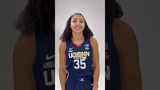 Azzi Fudd is eligible for the 2024 WNBA draft but will return back to school next year 🫡 [upl. by Grady]