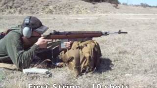 quotBlindquot Marksmanship  Springfield M1A Iron Sights [upl. by Rehpotsyrhc511]