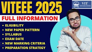 VITEEE 2025 Full Details  Registration Date Eligibility Exam Pattern Syllabus Application Form [upl. by Elagiba964]