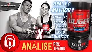 Pré treino Évora Darkness x Huger Integral Médica  Qual é o melhor Pre workout [upl. by Lletram]