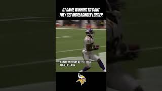 Vikings Craziest Overtime GameWinning Touchdowns 🔥  NFL Throwback [upl. by Acinomed]